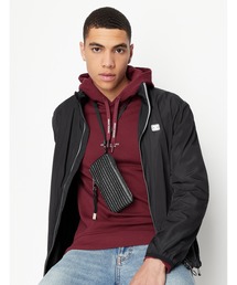ARMANI EXCHANGE | 【A|X アルマーニ エクスチェンジ】ストライプAXロゴ　小物入れ/携帯入れ(その他小物)