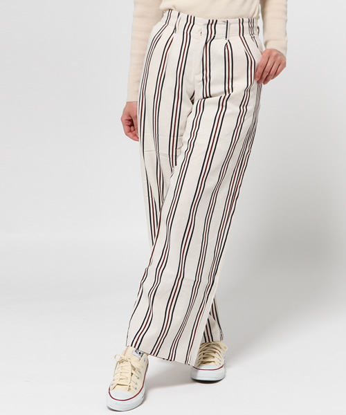 Chico（チコ）の「ストライプワイドPT（その他パンツ・レディース・ホワイト/ネイビー・FREE）」の3枚目の写真