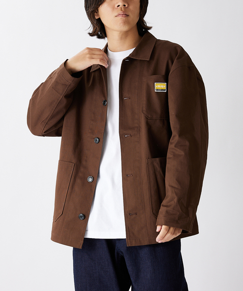 JOURNAL STANDARD（ジャーナルスタンダード）の「WEB限定【ddp/ディーディーピー】フレンチワークジャケット（カバーオール・メンズ・ブラック/ネイビー/ブラウン・MEDIUM/LARGE）」の3枚目の写真