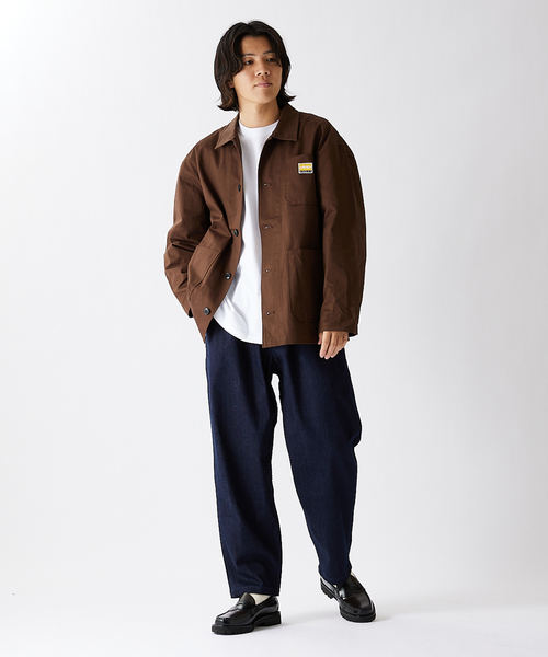 JOURNAL STANDARD（ジャーナルスタンダード）の「WEB限定【ddp/ディーディーピー】フレンチワークジャケット（カバーオール・メンズ・ブラック/ネイビー/ブラウン・MEDIUM/LARGE）」の19枚目の写真