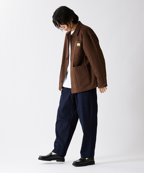 JOURNAL STANDARD（ジャーナルスタンダード）の「WEB限定【ddp/ディーディーピー】フレンチワークジャケット（カバーオール・メンズ・ブラック/ネイビー/ブラウン・MEDIUM/LARGE）」の15枚目の写真