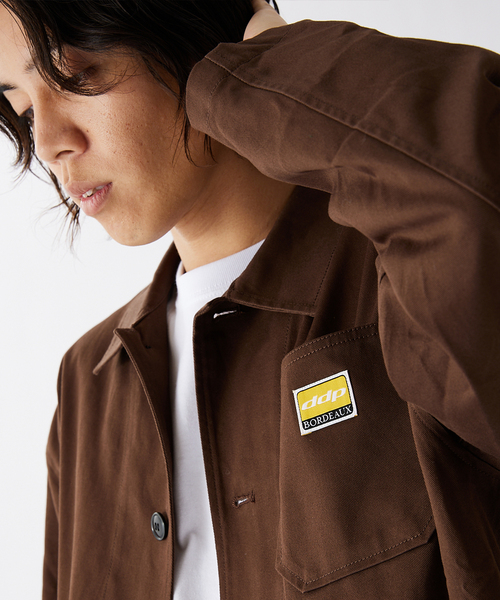 JOURNAL STANDARD（ジャーナルスタンダード）の「WEB限定【ddp/ディーディーピー】フレンチワークジャケット（カバーオール・メンズ・ブラック/ネイビー/ブラウン・MEDIUM/LARGE）」の12枚目の写真