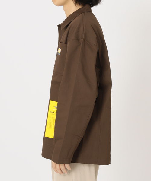 JOURNAL STANDARD（ジャーナルスタンダード）の「WEB限定【ddp/ディーディーピー】フレンチワークジャケット（カバーオール・メンズ・ブラック/ネイビー/ブラウン・MEDIUM/LARGE）」の5枚目の写真