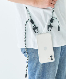 macaroni edge | 〈MACARONI/マカロニ〉ロープショルダーストラップ付き iPhoneケース(iphone12/12pro/12mini/13/13pro/SE)(スマホケース/カバー)