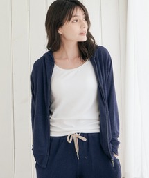 sleeping.com（スリーピングドットコム）の「オリジナルの香り付き素材 レディス・ゆるふわダブルパイルカットソージップアップパーカー（ルームウェア/パジャマ・レディース）」