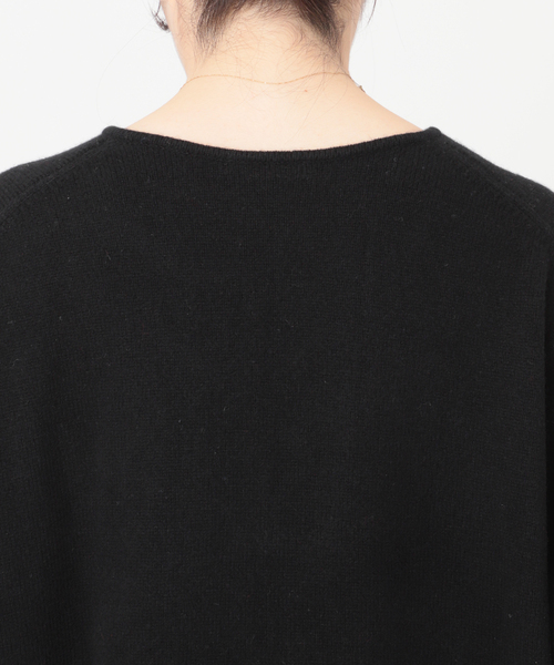 JOURNAL STANDARD(ジャーナルスタンダード)の「■MUSICカフタンプルオーバー(ニット/セーター・レディース・ブラック/ブラウン/ホワイト×ホワイト/レッド・FREE)」の19枚目の写真