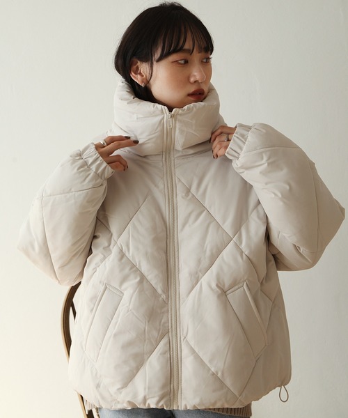 ACUTAベージュダウンジャケット 100%羽毛撥水加工ダウンジャケット - ベージュ | ZARA Japan / 日本