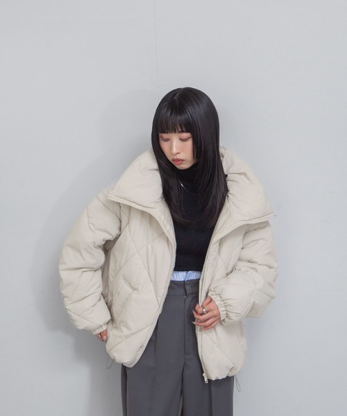 ダイヤキルトBIG中綿ダウンジャケット（ダウンジャケット/コート