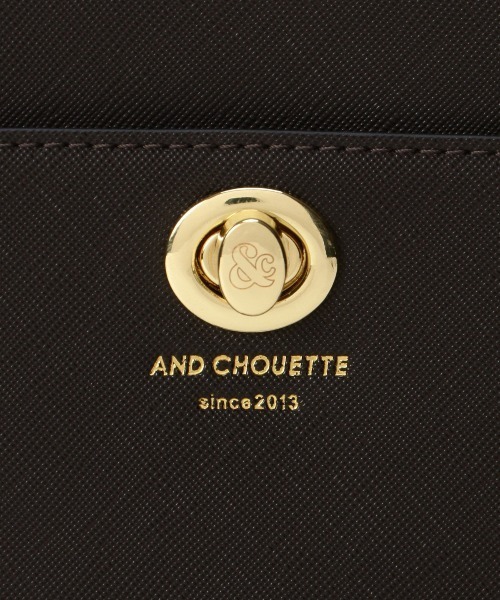 & chouette(アンドシュエット)の「アイコンチャーム ショルダーバッグ(ショルダーバッグ・レディース・ワインレッド/ブラウン/グリーン/ピンク/グレイッシュベージュ・FREE)」の13枚目の写真