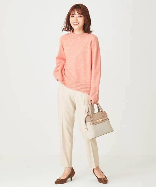 ANY SIS(エニィスィス)の「【洗える】ハイネックバックスリット ニット(ニット/セーター・レディース・スカイブルー系/ピンク系/ローズ系/黄土色系/アイボリー系・4)」の14枚目の写真