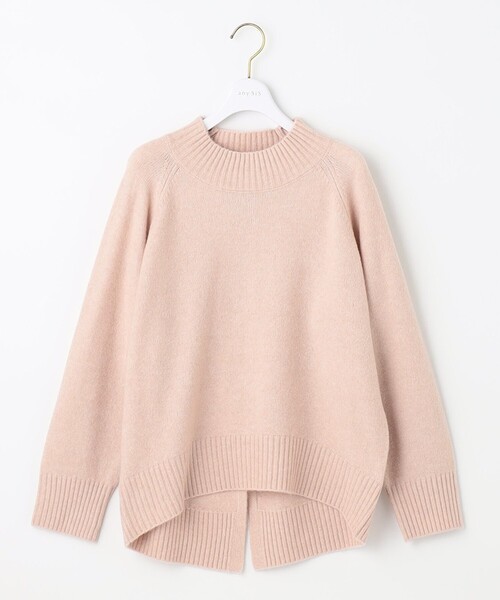 ANY SIS(エニィスィス)の「【洗える】ハイネックバックスリット ニット(ニット/セーター・レディース・スカイブルー系/ピンク系/ローズ系/黄土色系/アイボリー系・4)」の15枚目の写真