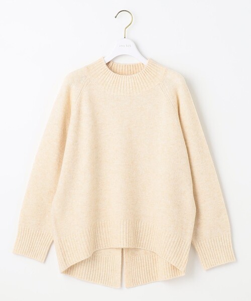 ANY SIS(エニィスィス)の「【洗える】ハイネックバックスリット ニット(ニット/セーター・レディース・スカイブルー系/ピンク系/ローズ系/黄土色系/アイボリー系・4)」の16枚目の写真