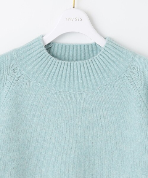 ANY SIS(エニィスィス)の「【洗える】ハイネックバックスリット ニット(ニット/セーター・レディース・スカイブルー系/ピンク系/ローズ系/黄土色系/アイボリー系・4)」の20枚目の写真