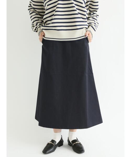 Lugnoncure(ルノンキュール)の「チノフレアスカート(スカート・レディース・ネイビー/オフホワイト/ベージュ・LARGE/MEDIUM)」の13枚目の写真