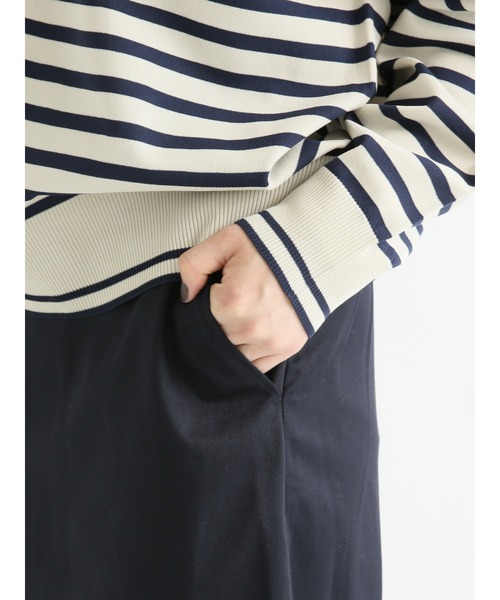 Lugnoncure(ルノンキュール)の「チノフレアスカート(スカート・レディース・ネイビー/オフホワイト/ベージュ・LARGE/MEDIUM)」の9枚目の写真