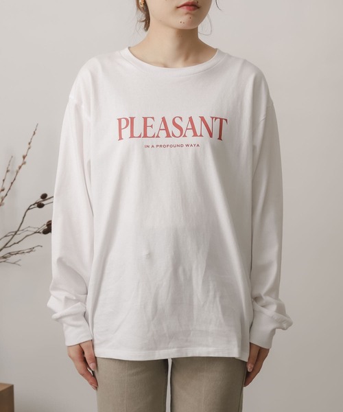 SENSE OF PLACE by URBAN RESEARCH（センスオブプレイスバイアーバンリサーチ）の「グラフィックロングTシャツ（Tシャツ/カットソー・レディース・オートミール/オフホワイト/グレー・ONE）」の14枚目の写真