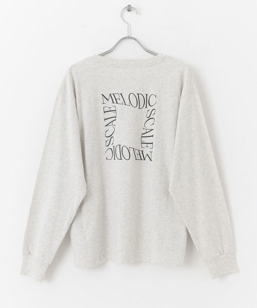 SENSE OF PLACE by URBAN RESEARCH（センスオブプレイスバイアーバンリサーチ）の「グラフィックロングTシャツ（Tシャツ/カットソー・レディース・オートミール/オフホワイト/グレー・ONE）」の22枚目の写真