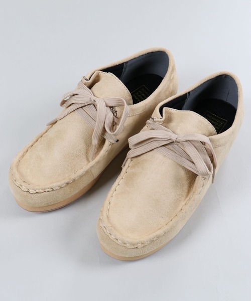 SPINNS（スピンズ）の「フェイクスウェードブーツ（ブーツ・レディース・ブラック/ベージュ・L/LL/M）」の6枚目の写真