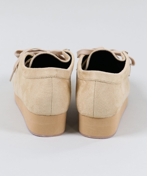 SPINNS（スピンズ）の「フェイクスウェードブーツ（ブーツ・レディース・ブラック/ベージュ・L/LL/M）」の8枚目の写真