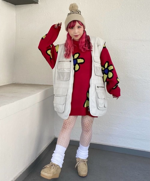 SPINNS（スピンズ）の「フェイクスウェードブーツ（ブーツ・レディース・ブラック/ベージュ・L/LL/M）」の11枚目の写真