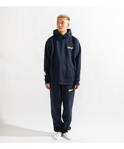 APPLEBUM（アップルバム）の「Room Wear Setup（セットアップ・メンズ・ネイビー・LARGE/MEDIUM/XX-LARGE/X-LARGE）」の2枚目の写真