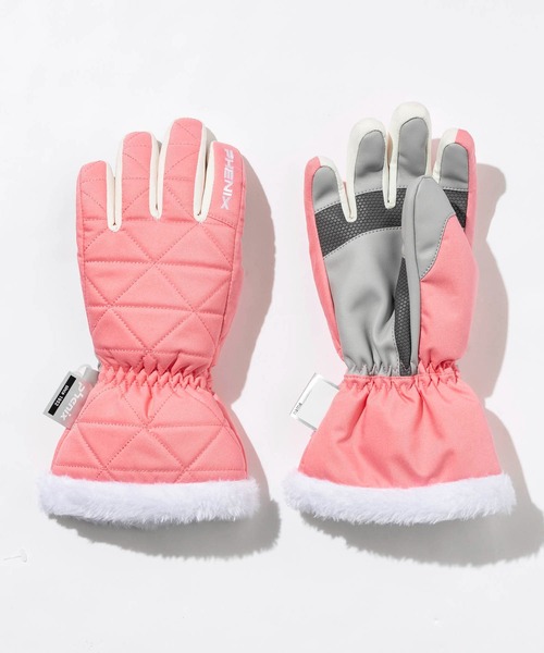 phenix(フェニックス)の「Phenix(フェニックス)【JUNIOR】Phenix STAR JEWEL 5Fin Girl's Glove(手袋・キッズ・ホワイト/ネイビー/ピンク/ヘザーグレー・S/M/L)」の4枚目の写真