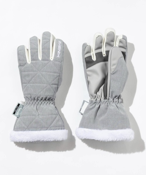 phenix(フェニックス)の「Phenix(フェニックス)【JUNIOR】Phenix STAR JEWEL 5Fin Girl's Glove(手袋・キッズ・ホワイト/ネイビー/ピンク/ヘザーグレー・S/M/L)」の3枚目の写真