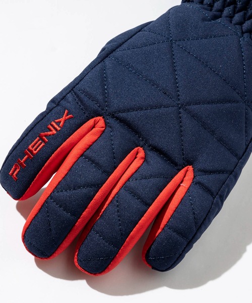 phenix(フェニックス)の「Phenix(フェニックス)【JUNIOR】Phenix STAR JEWEL 5Fin Girl's Glove(手袋・キッズ・ホワイト/ネイビー/ピンク/ヘザーグレー・S/M/L)」の5枚目の写真