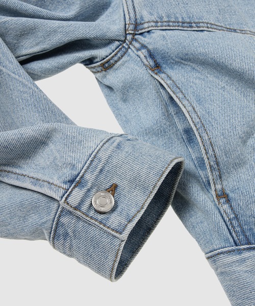 WE11DONE(ウェルダン)の「SKY LOOSE FIT DENIM JACKET(デニムジャケット・レディース・スカイブルー・S/M)」の3枚目の写真