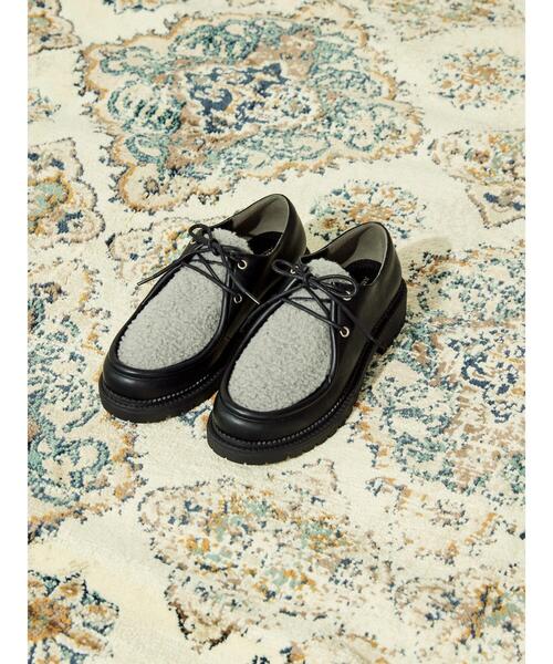 AMERICAN HOLIC（アメリカンホリック）の「トラックソールチロリアンシューズ（ドレスシューズ・レディース・ブラック/キャメル・M/L/S）」の17枚目の写真