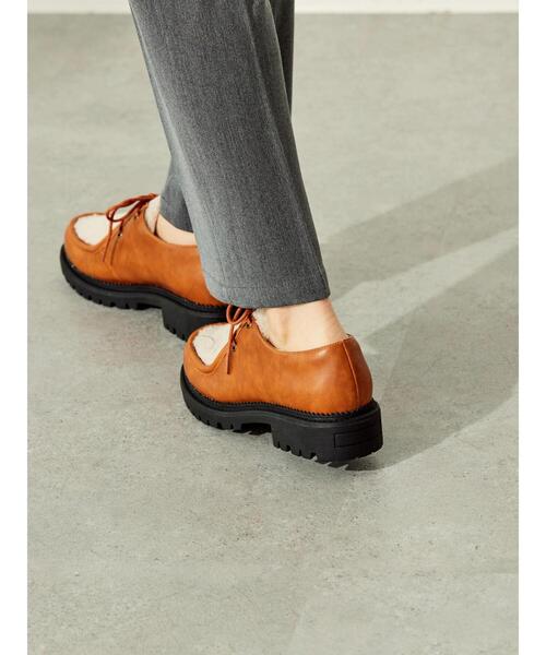 AMERICAN HOLIC（アメリカンホリック）の「トラックソールチロリアンシューズ（ドレスシューズ・レディース・ブラック/キャメル・M/L/S）」の22枚目の写真