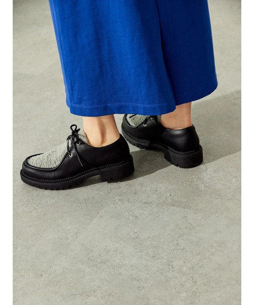 AMERICAN HOLIC（アメリカンホリック）の「トラックソールチロリアンシューズ（ドレスシューズ・レディース・ブラック/キャメル・M/L/S）」の12枚目の写真