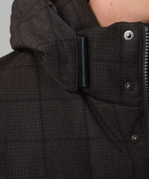 TAKEO KIKUCHI(タケオキクチ)の「◆シャドーチェック ダウン ブルゾン(ダウンジャケット/コート・メンズ・ブラック/ブラウン系・01/02/03/04)」の15枚目の写真