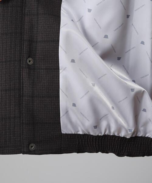 TAKEO KIKUCHI(タケオキクチ)の「◆シャドーチェック ダウン ブルゾン(ダウンジャケット/コート・メンズ・ブラック/ブラウン系・01/02/03/04)」の10枚目の写真