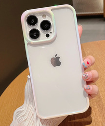 TeddyShop | 【iPhone14/13用】パステルハイブリッドクリアiPhoneケース(スマホケース/カバー)