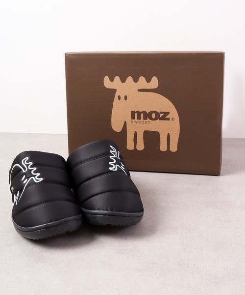 moz(モズ)の「moz キルティングロゴサボサンダル/スリッポン/ルームシューズ(スリッポン・レディース・ブラック/カーキ/レッド/ネイビー・L/LL/M)」の7枚目の写真