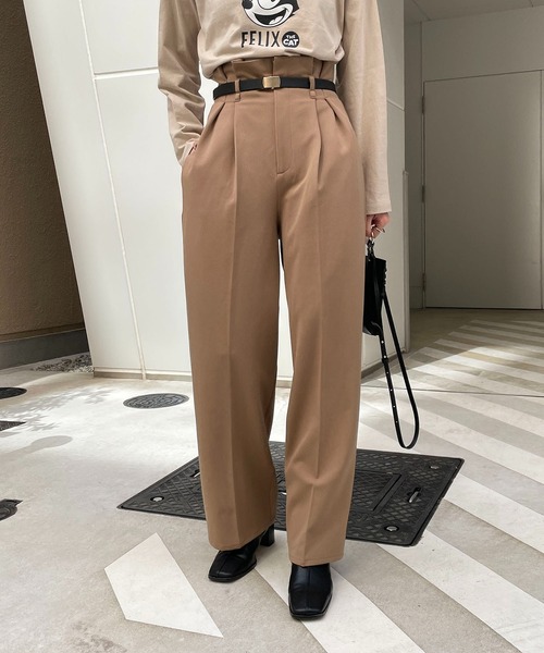 CAPRICIEUX LE'MAGE（カプリシューレマージュ）の「ベルトSETパンツ（その他パンツ・レディース・ブラック/ベージュ/ホワイト系その他・36/38）」の16枚目の写真