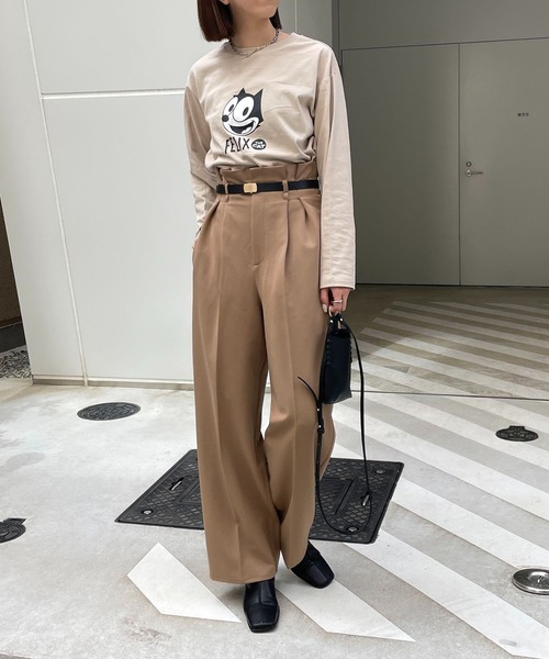 CAPRICIEUX LE'MAGE（カプリシューレマージュ）の「ベルトSETパンツ（その他パンツ・レディース・ブラック/ベージュ/ホワイト系その他・36/38）」の21枚目の写真