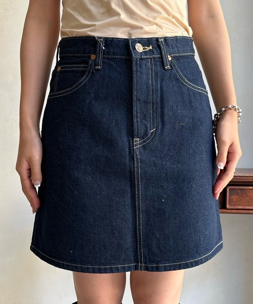 DouDou（ドゥドゥ）の「【LEE/リー】STANDARD WARDROBE デニムミニスカート（デニムスカート・レディース・ブラック/インディゴブルー・X-SMALL/SMALL）」の22枚目の写真