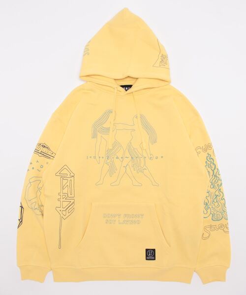 GRIMEY(グライミー)の「GRMY(GRIMEY)/グライミー/LOST BOYS HOODIE(パーカー・メンズ・ブラック/イエロー・L/M/XL)」の18枚目の写真