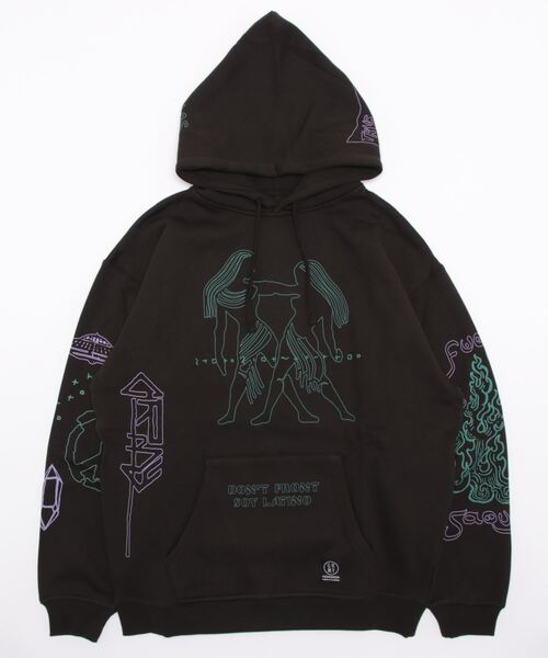 GRIMEY(グライミー)の「GRMY(GRIMEY)/グライミー/LOST BOYS HOODIE(パーカー・メンズ・ブラック/イエロー・L/M/XL)」の19枚目の写真