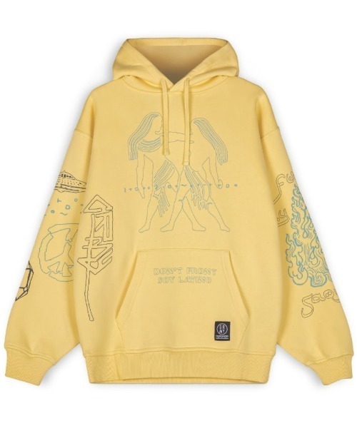 GRIMEY(グライミー)の「GRMY(GRIMEY)/グライミー/LOST BOYS HOODIE(パーカー・メンズ・ブラック/イエロー・L/M/XL)」の11枚目の写真