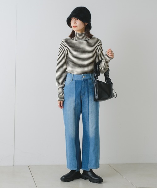 Kastane（カスタネ）の「ファーHAT（ハット・レディース・ブラック/ベージュ・FREE）」の5枚目の写真