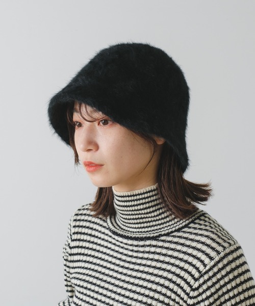 Kastane（カスタネ）の「ファーHAT（ハット・レディース・ブラック/ベージュ・FREE）」の3枚目の写真