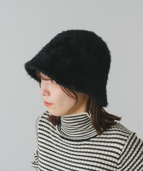 Kastane（カスタネ）の「ファーHAT（ハット・レディース・ブラック/ベージュ・FREE）」の4枚目の写真