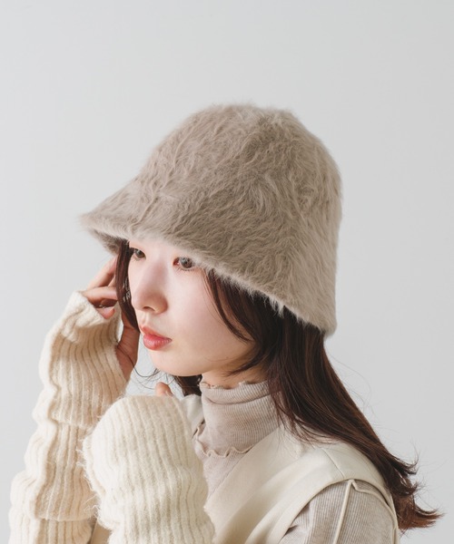 Kastane（カスタネ）の「ファーHAT（ハット・レディース・ブラック/ベージュ・FREE）」の14枚目の写真