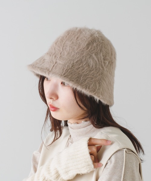 Kastane（カスタネ）の「ファーHAT（ハット・レディース・ブラック/ベージュ・FREE）」の15枚目の写真