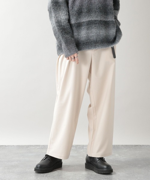 RAGEBLUE(レイジブルー)の「TRタックワイドパンツ(スラックス・メンズ・グリーン/オフホワイト/ブラック/ライトグレー・SMALL/MEDIUM/LARGE)」の5枚目の写真