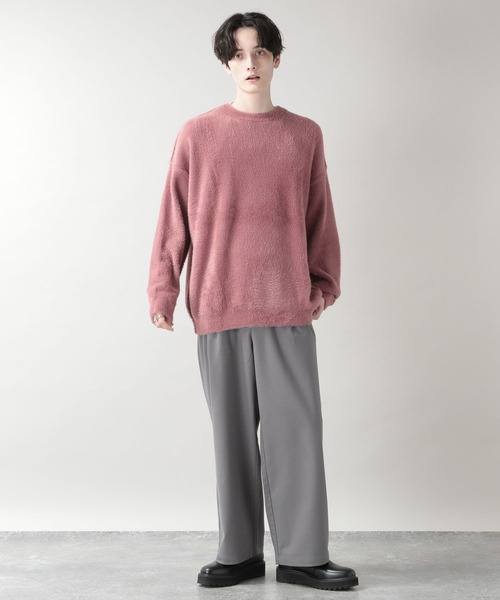 RAGEBLUE(レイジブルー)の「TRタックワイドパンツ(スラックス・メンズ・グリーン/オフホワイト/ブラック/ライトグレー・SMALL/MEDIUM/LARGE)」の14枚目の写真