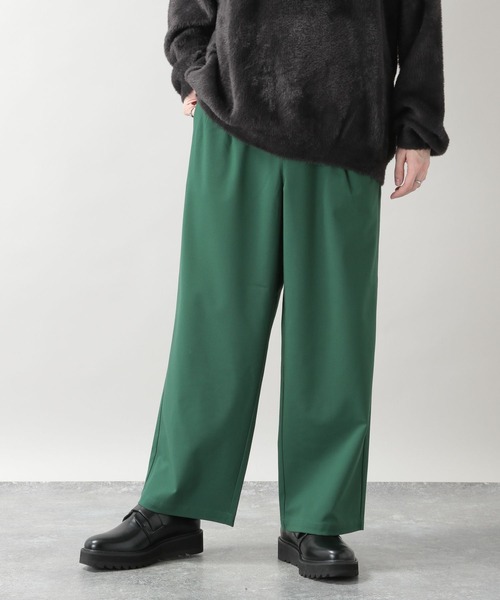 RAGEBLUE(レイジブルー)の「TRタックワイドパンツ(スラックス・メンズ・グリーン/オフホワイト/ブラック/ライトグレー・SMALL/MEDIUM/LARGE)」の11枚目の写真